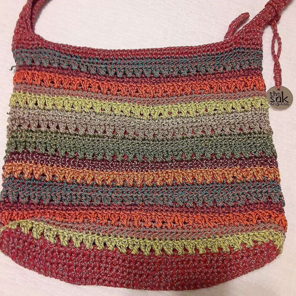 The Sak Woven Shoulder Handbag Summer Vibes - Picture 3 of 6